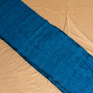 Sulphate Blue Pure Cotton Saree